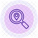 Search Location Magnifier Icon