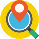 Search Location Magnifier Icon
