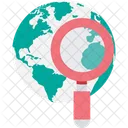 Search Location Earth Globe Icon
