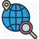 Search Location Magnifier Map Pin Icon