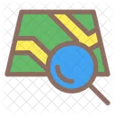 Magnifier Map Location Icon