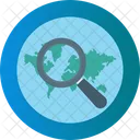 Search Location Magnifier Find Place Icon