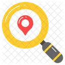 Search Location Magnifier Icon