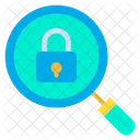 Magnifire Searching Search Lock Icon