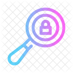 Search Lock  Icon