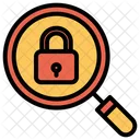 Magnifire Searching Search Lock Icon