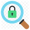 Search Lock  Icon