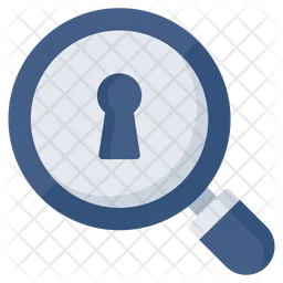 Search Lock  Icon