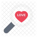 Search Love Find Icon