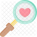 Search Love Valentine Icon
