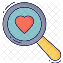 Search Love  Icon