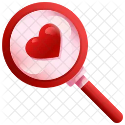 Search Love  Icon