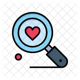 Search Love  Icon