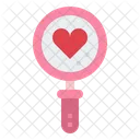 Search Romantic Heart Icon
