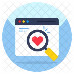 Search Love  Icon