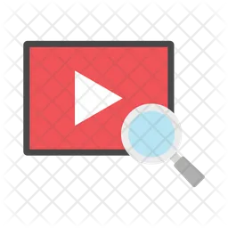 Search Magnify Video  Icon