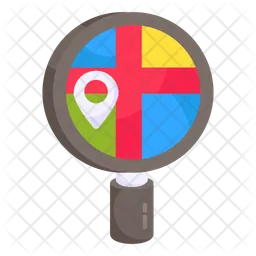 Search Map Flag Icon