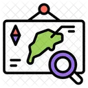 Search Map Find Map Map Analysis Icon