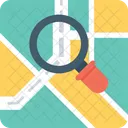 Search Map Exploring Icon