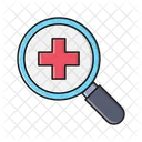 Medical Search Clinic Icon