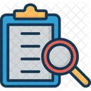 Search Memo Find Note Magnifying Icon