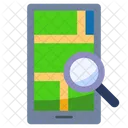Search Mobile Map  Icon