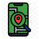 Search Mobile Map Pin Navigation Icon