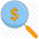 Search Loupe Dollar Symbol Icon