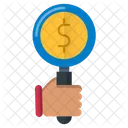 Money Search Currency Icon