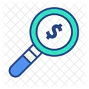 Search Money Auditing Accounting Icon