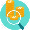 Microscope Money Cash Icon