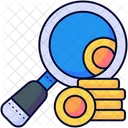 Search Money Magnifier Icon
