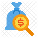 Search Money Money Bag Icon