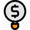 Search Investment Coin Icon