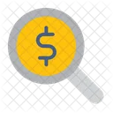 Search Magnifier Dollar Icon