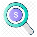 Search Money Search Dollar Business Icon