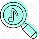 Search Music Magnifier Icon