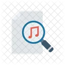 Search Music Files Icon