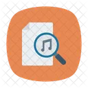 Search Music File Icon