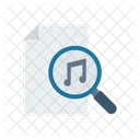 Search Music File Icon