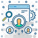 Search Online Employee  Icon