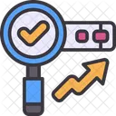 検索最適化、SEO、ランキング アイコン