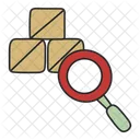 Search Parcel Find Parcel Find Package Icon