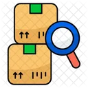 Search Parcel Find Parcel Find Package Icon