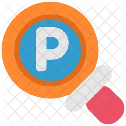 Search Parking Location  Icon