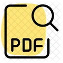 Search Pdf File  Icon