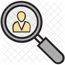 Find Person Search Person Businessman Identity Icon