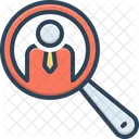 Search People Symbol  Icon