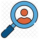 Search Person Search Profile Headhunting Icon