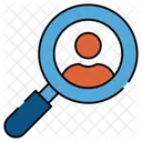 Search Person Search Profile Headhunting Icône